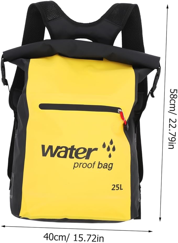 KOMBIUDA Professional 25l Waterproof Backpack for Water Sports Drifting Kayaking Beach Bag Pvc Material