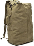 Military Tactical Backpack Large Capacity Travel Climbing Bag Duffel Bag Top Load Double Strap Canvas Backpack