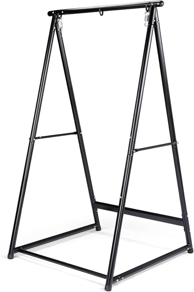ONCLOUD Hammock Chair Stand Heavy Duty Steel Stand with Stable Construction 660 LBS Weight Capacity Weatherproof Hammock Stand for Patio Garden Indoor