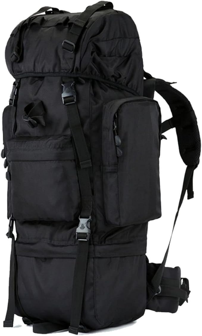 Hiking Backpack - Waterproof Backpack 100L Outdoor Mountaineering Bag Men and Women Travel Bag Large Capacity Tactical Mountain Travel Rucksack (Color : D Size : 70L)