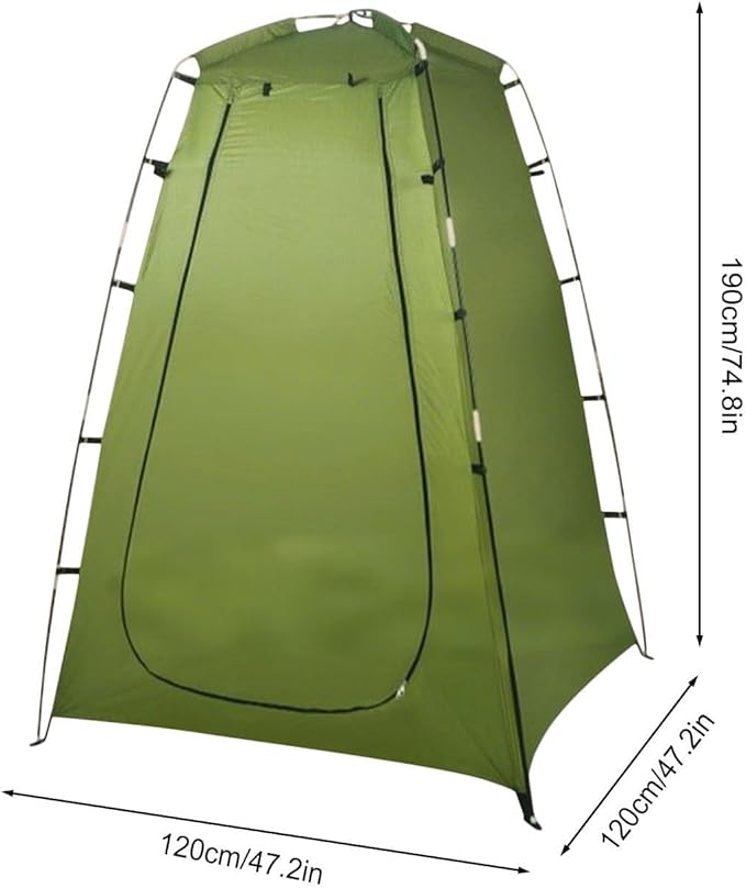 Camping Shower Shower Tent Portable Changing Room Multifunctional 4-in-1 Design Quick Pop-Up Setup with No Tools Required 120x120x190cm/47.24x47.24x74.8 Inches for Camping