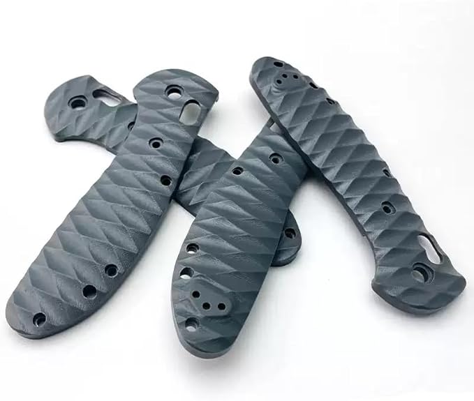 1 Pair G10 Scales Fits for Griptilian 551 CNC Handle Patch Blank DIY Replacement with 3 Sets Screws
