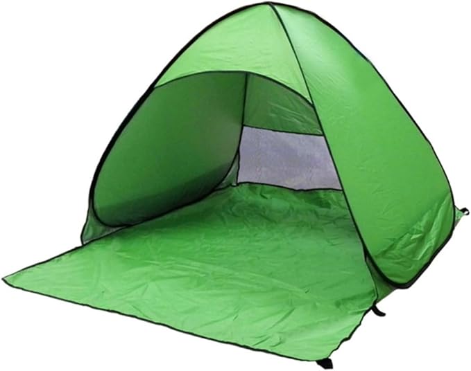 UPKOCH Portable Instant Pop Up Tent with UV Silver Coating Sun Shelter for Beach Camping Travel Rugged Structure with Ground Stakes for Easy Setup and Stability