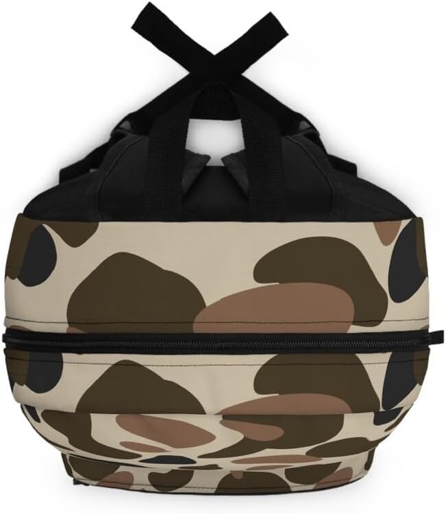 Redneck Duck Dog Classic Camo Backpack/Trendy Camo Backpack/Camo Travel Bag/Camo Picnic Bag