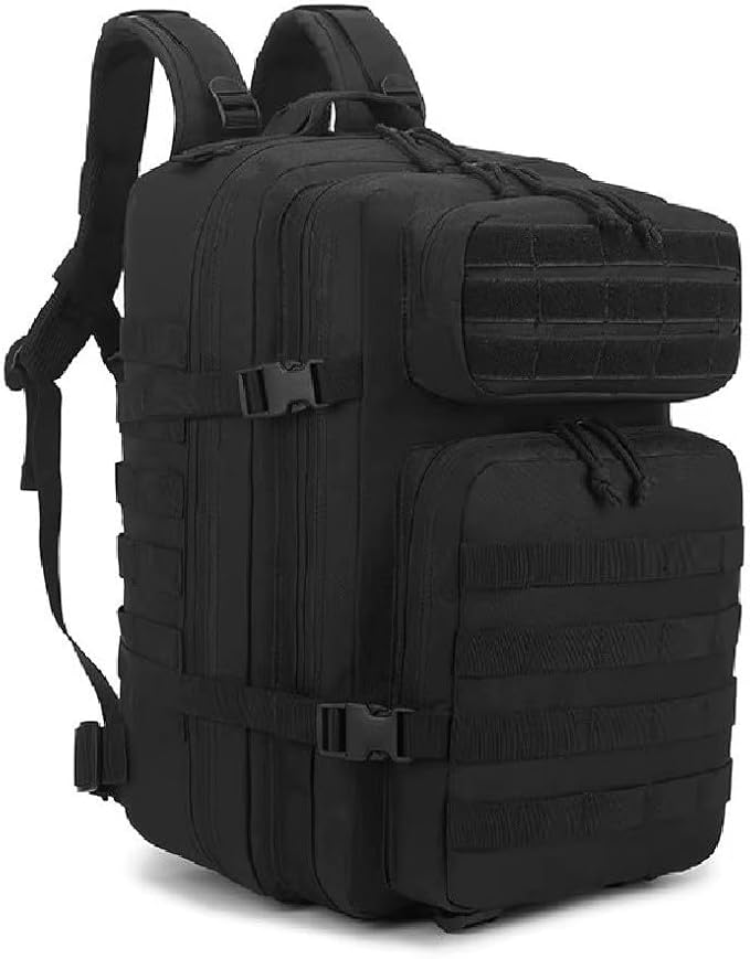Backpack 40L Outdoor Travel Hiking Operator Waterproof Molle Tactical Rucksack Gear Tactical Backpack Bag. (CAMO OLIVE)