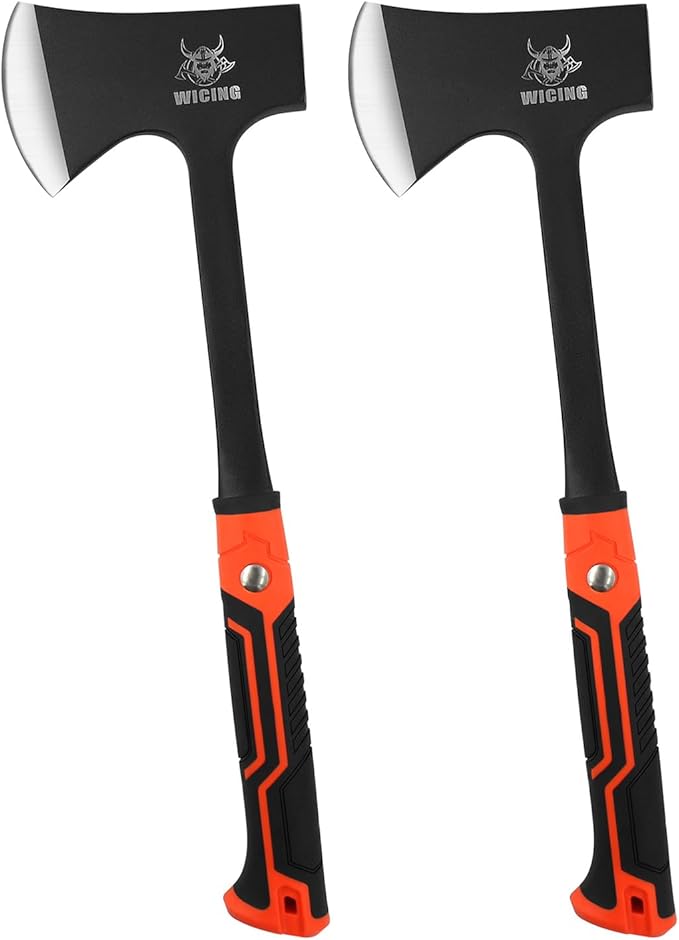 17 Inche Throwing Axe Set Carbon Steel and Non-Slip Shock-Absorbing Grip for Axe Throwing Recreation Competition