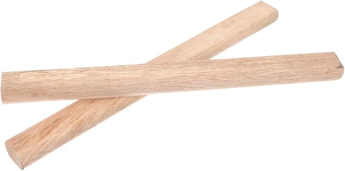 Wooden Axe Handle Replacement for Camping and Chopping Sturdy Handcrafted Wood Accessory Fits Most Axes 2-Piece Set