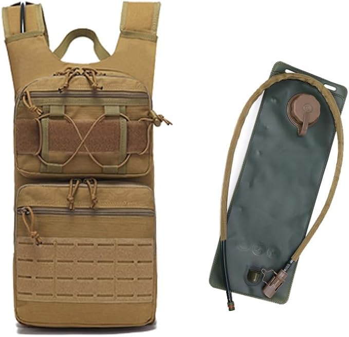 Outdoor Sports Hiking Bag Tactical Assault Combat Camouflage Tactical Molle Water Pack Hydration Pack