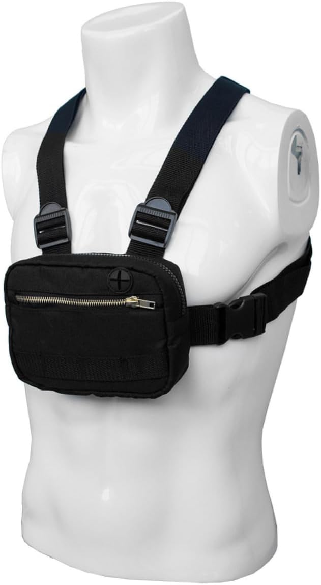 Small Sling Bag Chest Pack Vest Bag Front Pouch for Cell Phones Fashion Vest for Women Outdoor Accessory