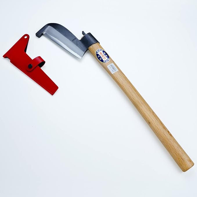 HONMAMON Round Hatchet 440g Shirogami Steel Pruning Tools Japan