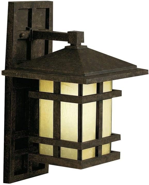 Kichler 9130AGZ Cross Creek Outdoor Wall 1-Light Aged Bronze