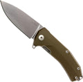 LionSTEEL KUR EDC Folding Knife Sleipner Steel Stone-Washed Blade