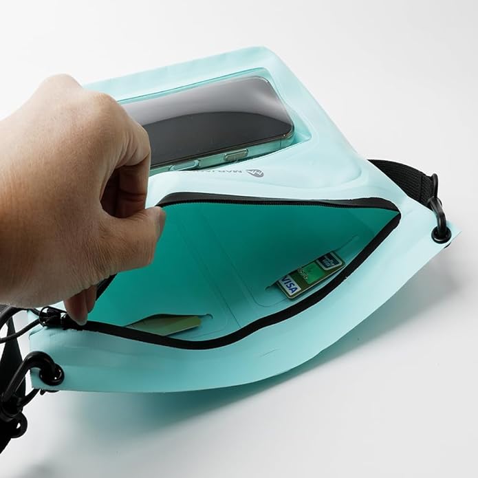 IPX7 Waterproof Bag with Touchscreen Phone PocketFloating Airtight Shoulder Bag for SwimmingRaftingCyclingHiking