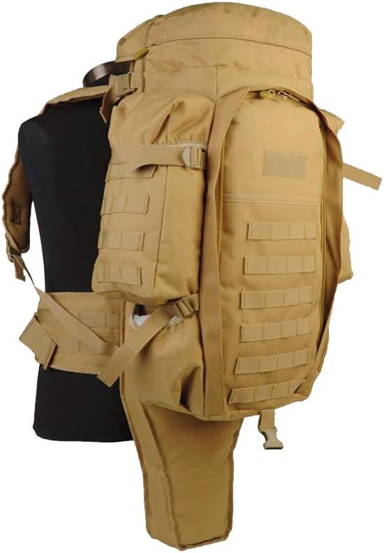 YABOO Tactical Combat Camouflage Bag Outdoor Sports Pack Rucksack Knapsack Molle Hiking Backpack