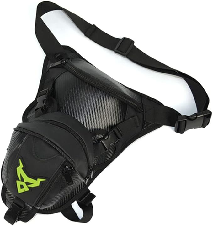Hebetag Motorcycle Drop Leg Bag Oxford Thigh Waist Pack for Men Women Outdoor Travel Hiking Cycling Tactical Sports Bum Hip Fanny Belt Bag Cell/Mobile Phone Purse Pouch Pack