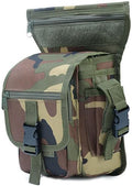 Tactical Camouflage Leg Versipack Bag Outdoor Sports Hiking Pouch