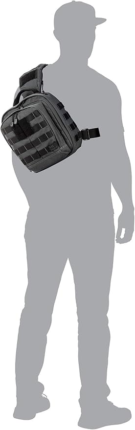 5.11 Tactical Sling Bag Pack MOAB 6 Shoulder Crossbody Military Bag 11L Black Style 56963ABR