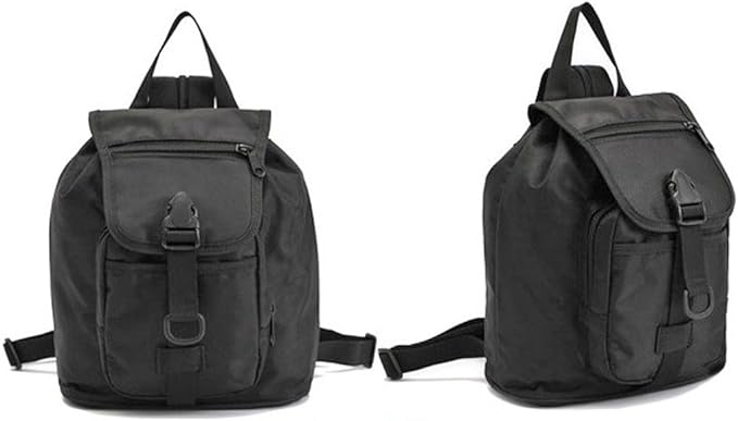 Mini Daypack Military Tactical Backpack Rucksack Tactical Assault Pack Bag for Hunting Camping Trekking (Black)