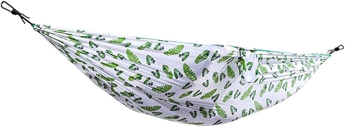 Portable Hammock Outdoor Swing Print Hammocks Backpacking &amp Camping Equipment Hammock That Holds 500lbs for Backpacking Beach (Color : E)