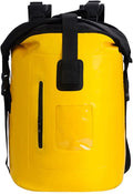 Waterproof Dry Bag Backpack for Kayaking Dry Backpack with Shoulder Floating Dry Sack Outdoors Activities for Boating (Color : Yellow)
