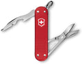 Victorinox Companion Slim Alox Pocket Tool 5 Functions Small with Scissors and Screwdriver Swiss Made - Red