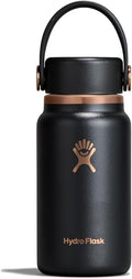 Hydro Flask Micro Bottle - Insulated Mini Leak Proof Flask for Purse or Pocket in 6.7 Oz Black Arc