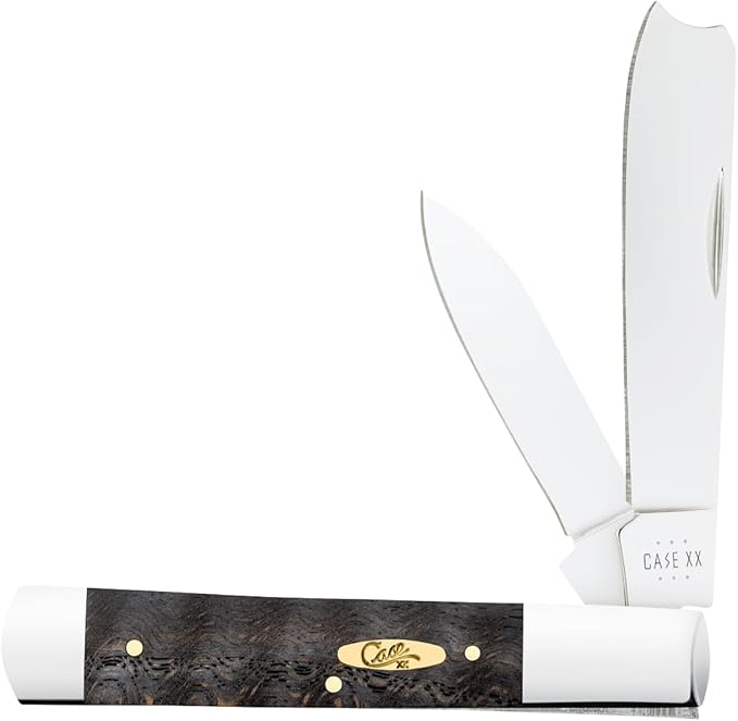 Case Cutlery CA14006: Razor Black Curly Oak