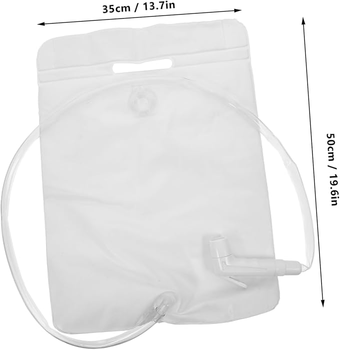 Outdoor Portable Shower Bag Compact Water Storage Showerhead for Camping and Hiking Design for Efficient Bathing and Washing