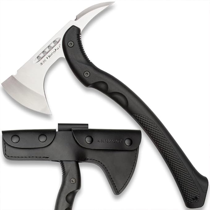 Honshu Karito Tomahawk Axe | Savage Blend of Tradition and Innovation | Premium Leather Sheath