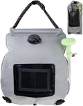 Solar Shower Bag 20L/5 Gallon Camping Shower Bag Portable Solar Camp Shower Bag with Upgraded Removable Hose &amp On-Off Switchable Shower for Camping Beach Swimming Traveling Hiking