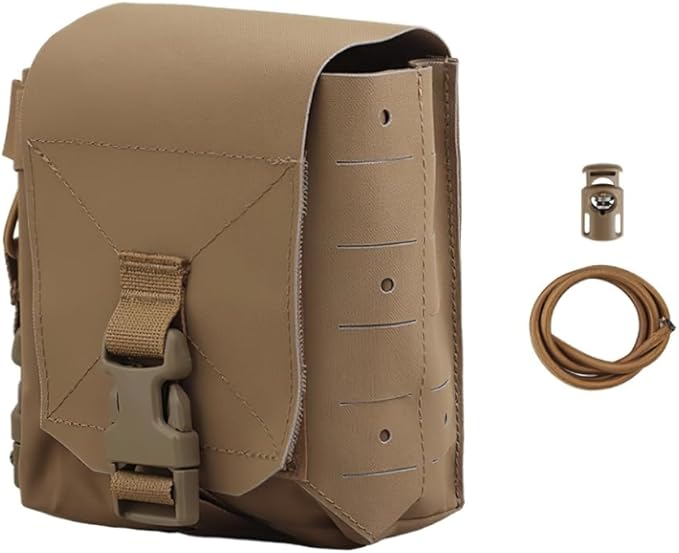Tactical Molle Admin Pouches Molle Radio Pouch Magazine Pouch Utility Tools Storage Organizer with Hook &amp Loop Fastener for Hiking Hunting Shooting