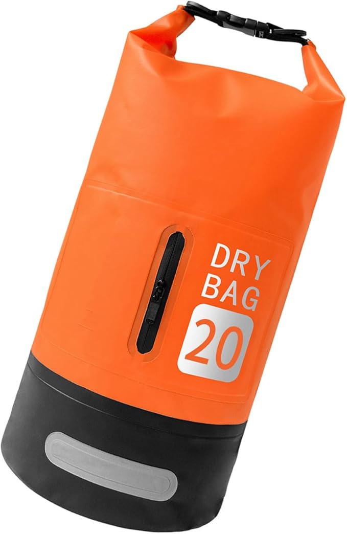 20L Dry Bag with Adjustable Shoulder Strap Water Proof Bag Dry Packs Water Proof Pack Sacks for Swimming Rafting Diving