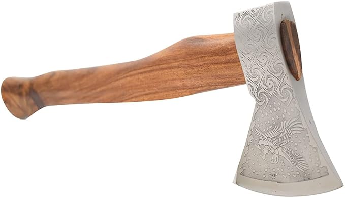 Medieval Warrior Custom Handforged Handmade Tomahawk Viking Tomahawk Axe-Camping Axe-Hunting Axe. (Eagle)
