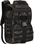 40L Tactical Military Molle Backpack Water&ampAbrasion Resistant Outdoor Hunting Trekking Bag (Black scorpion Camouflage)