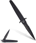 Extrema Ratio - BD4 Contractor (Black) Folding Knife Böhler N690 Steel Blade 58 HRC Black Burnished Finish Smooth Aluminum Handle Ergonomic Design Reversible Clip Italian Craftsmanship Durable
