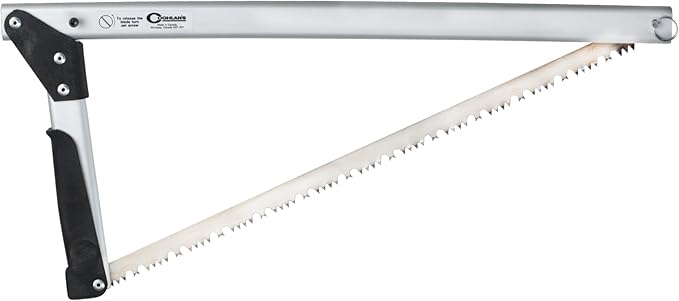 Coghlan's Folding Saw 21-Inch Lightweight Hand Saw for Camping Hiking and Pruning Durable Anodized Aluminum Frame and Steel Blade 15 oz. Portable Design for Efficient Wood Cutting