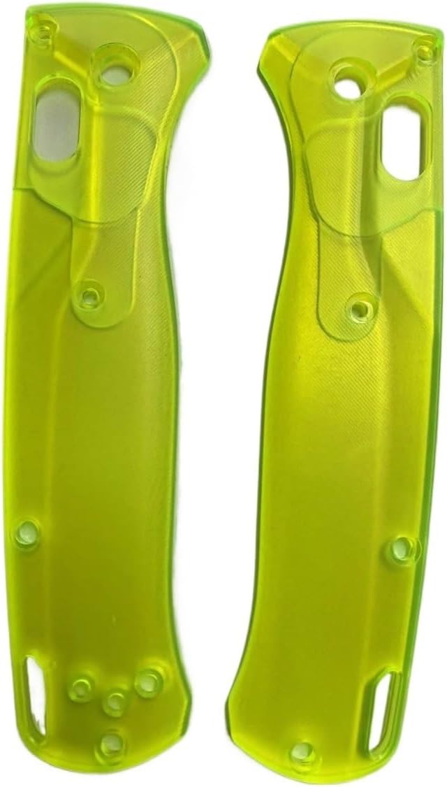 1 Pair Acrylic Scales Fits for Bugout 535 Custom Handle Patch DIY Accessory