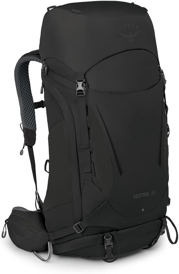 Osprey Kestrel 48L Men's Backpacking Backpack Black S/M
