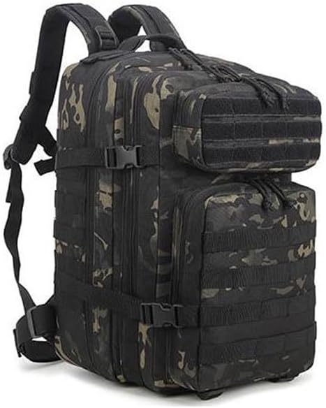 Hiking Backpack Oxford Military Camouflage Backpack for Backpack for Work、School、Camping、HuntingSize：50 * 30 * 28cm(Green)