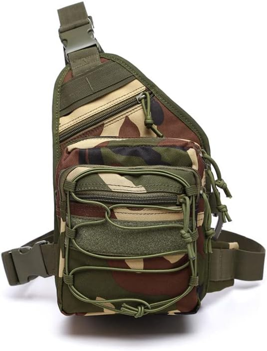 Outdoor Sports Hiking Sling Bag Shoulder Pack Camouflage Tactical Molle Chest Bag
