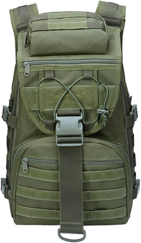 Military Tactical Backpack Army 3 Day Assault Pack Molle Bag Backpacks Hiking Daypacks For Men (Military Green)