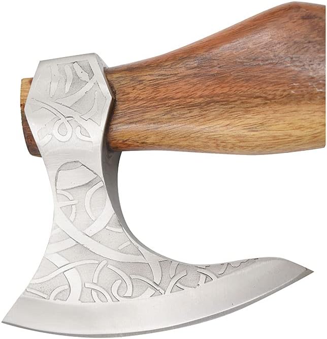 Medieval Warrior Custom Handforged Handmade Tomahawk Viking Tomahawk Axe-Camping Axe-Hunting Axe. (Design)