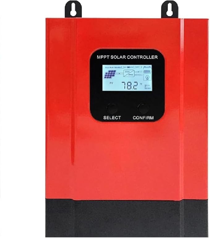 30A MPPT Solar Charge Controller 12V/ 24V/36V/48V Solar Panel Charge Controller Intelligent Regulator for FLD/LiFePO4/SLD/GEL/AGM with Dual USB Port Auto Parameter LCD Display