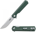 Firebird GANZO FH11S-GB Pocket Folding Knife D2 Steel Blade G10 Anti-Slip Handle with Clip Hunting Fishing Camping Gear Outdoor Folder EDC Pocket Knife (Green)
