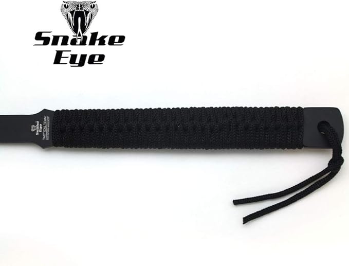 Snake Eye Tactical Compact Tomahawk Full Tang | Camping Axe | Outdoors | Gaming (Black 2)