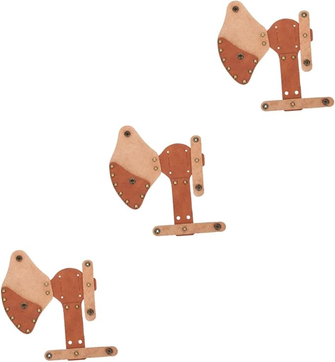 UKCOCO 3pcs Portable Axe Sheath Protective Cover for Hatchet Outdoor Tool Storage Genuine for Camping and Hiking Enthusiasts