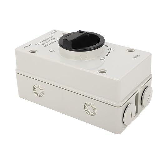 PV DC Isolator Switch 32A IP66 Rated Flame Retardant Photovoltaic Quick Switch for Solar and Wind Power Systems