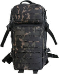 Outdoor Sports Pack Hiking Bag Tactical Rucksack Camo Knapsack Combat Camouflage Tactical Molle 30L Backpack