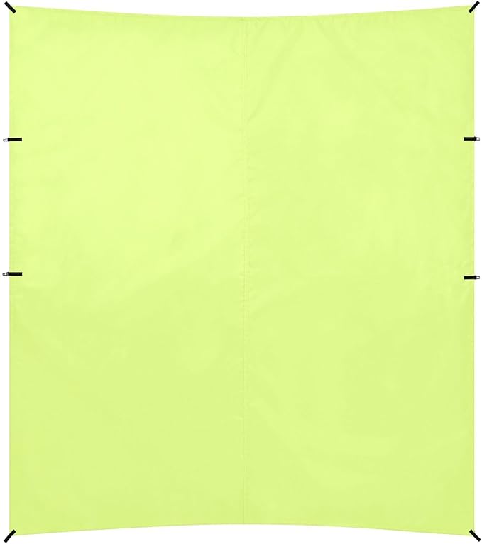 xigua Grass Green Beach Tent Sun Shelter with Carrying Bag - Silver Coated Oxford Fabric Beach Canopy for Beach Camping Fishing - Includes Windproof Ropes Sandbags &amp Stakes