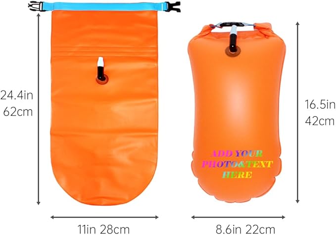 Custom Waterproof Dry Bags Customized Swim Buoy Float Personalized Floating Waterproof Backpack